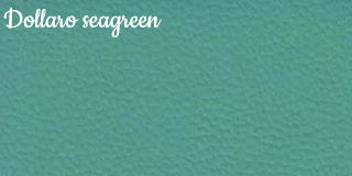 Цвет экокожи Dollaro Seagreen для медицинского дивана для ожидания со спинкой Д06 Инмедикс, 3-х местного
